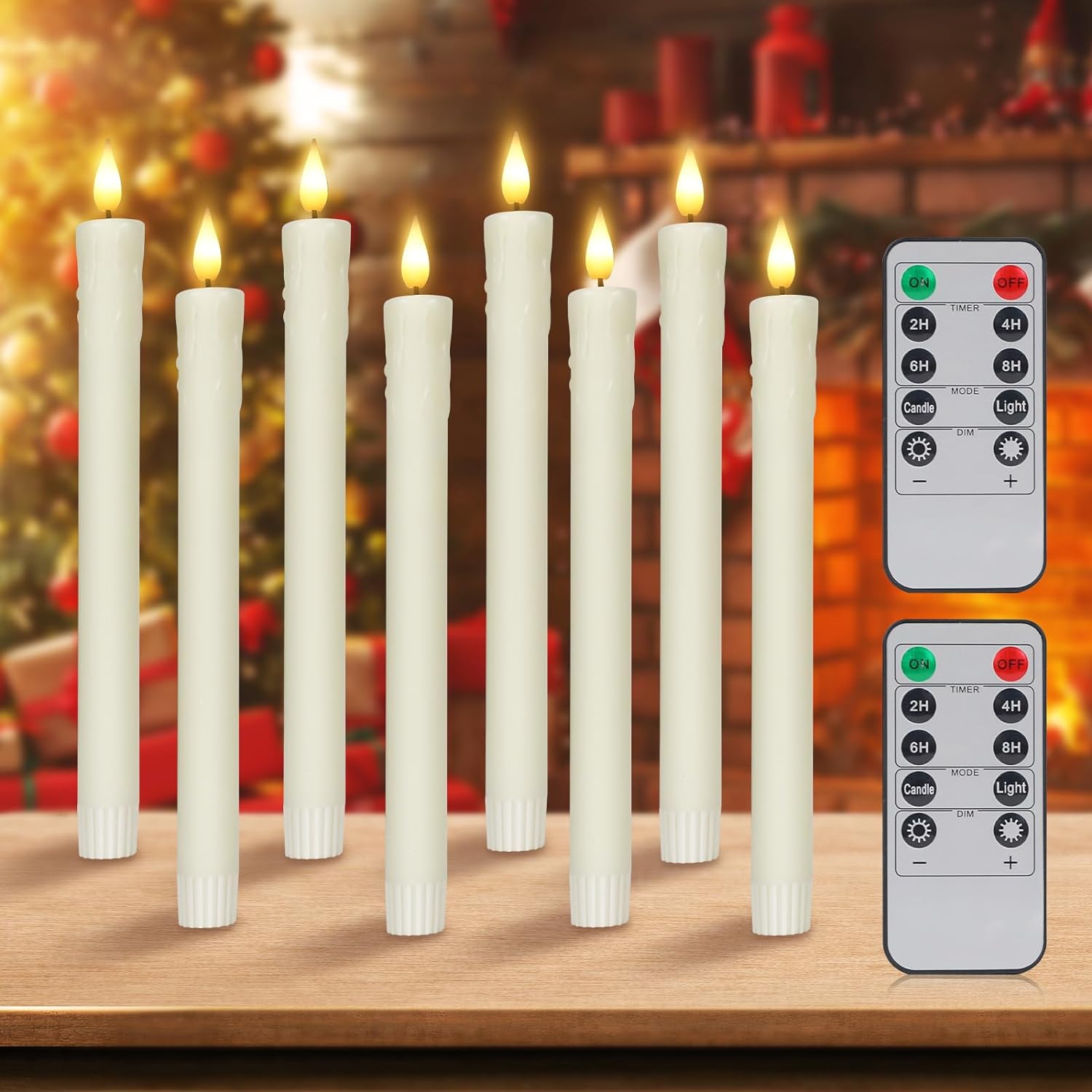 FOOING Flameless Taper Candles Review