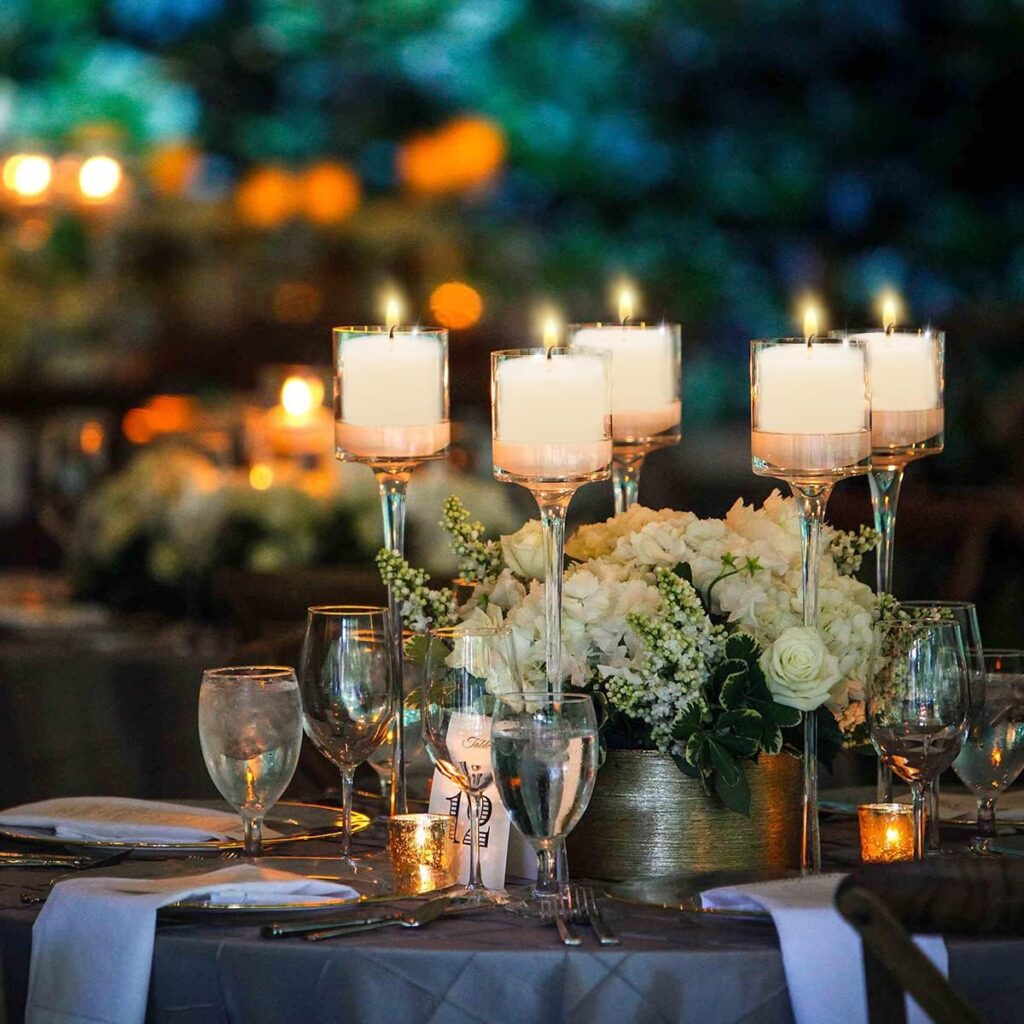 10 Hour White Votive Candles for Weddings Party Spa and Emergency, Set of 36 Unscented Bulk Candles for Restaurants and Home Decoration 10 Hour White Votive Candles for Weddings Party Spa and Emergency, Set of 36 Unscented Bulk Candles for Restaurants and Home Decoration