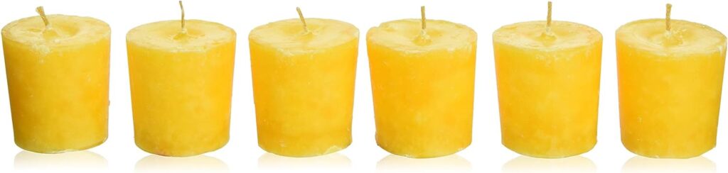 Aroma Naturals Votive Candles Essential Oil Orange Scented, Lavender and Tangerine, 6 Count Aroma Naturals Votive Candles Essential Oil Orange Scented, Lavender and Tangerine, 6 Count