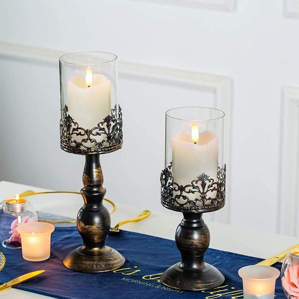 Homemory Flameless Votive Candles with Timer Remote,2 x 3 Real Wax, Realistic Black Wick Battery Operated Pillar Candles, 6 Pack for Wedding, Party and Holiday Decoration Homemory Flameless Votive Candles with Timer Remote,2 x 3 Real Wax, Realistic Black Wick Battery Operated Pillar Candles, 6 Pack for Wedding, Party and Holiday Decoration